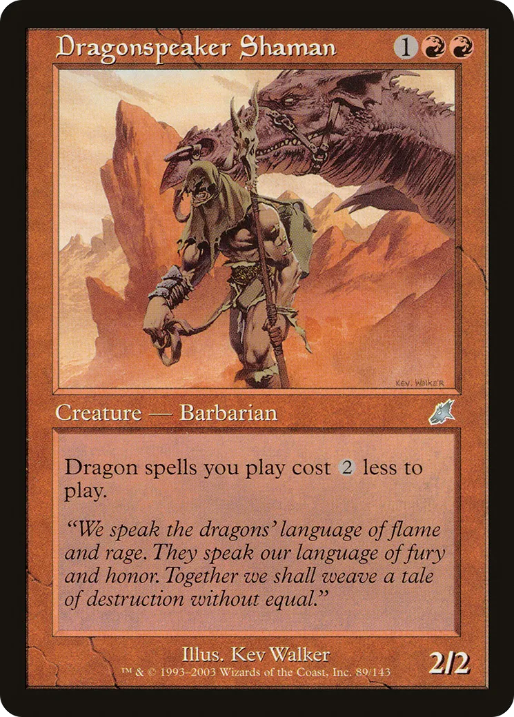 Shamane languedragon — Scourge — Magic: The Gathering
