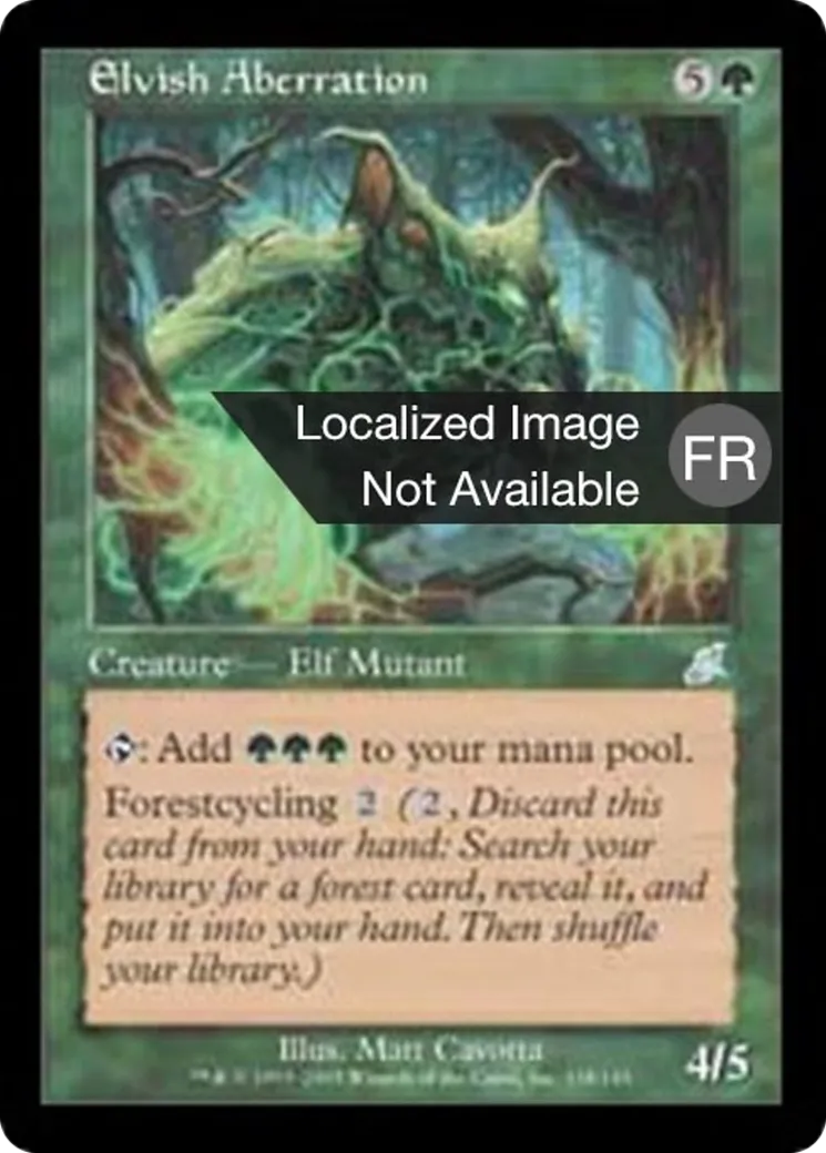 Aberration elfe — Scourge — Magic: The Gathering