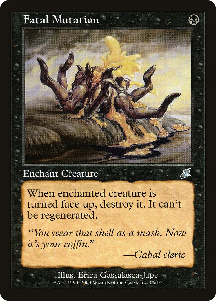 Fatal Mutation — Scourge — Magic: The Gathering