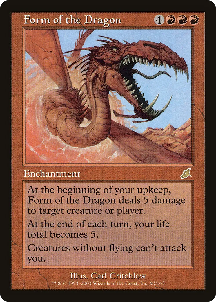 Form of the Dragon — Scourge — Magic: The Gathering
