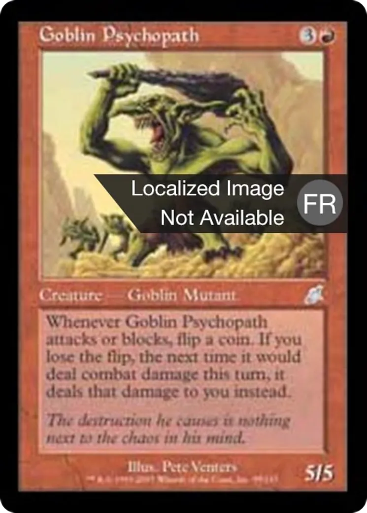 Psychopathe gobelin — Scourge — Magic: The Gathering
