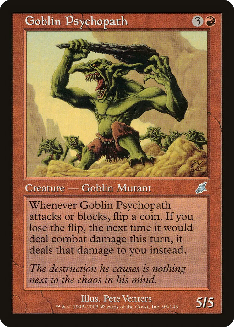 Psychopathe gobelin — Scourge — Magic: The Gathering