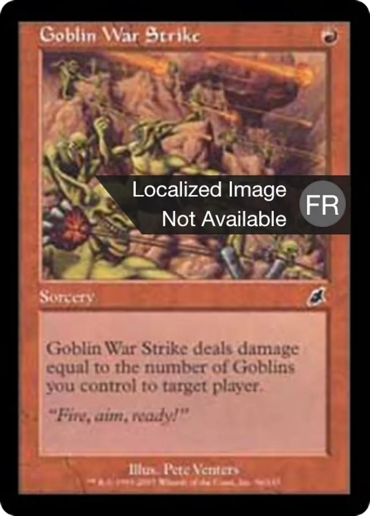 Frappe guerrière des gobelins — Scourge — Magic: The Gathering