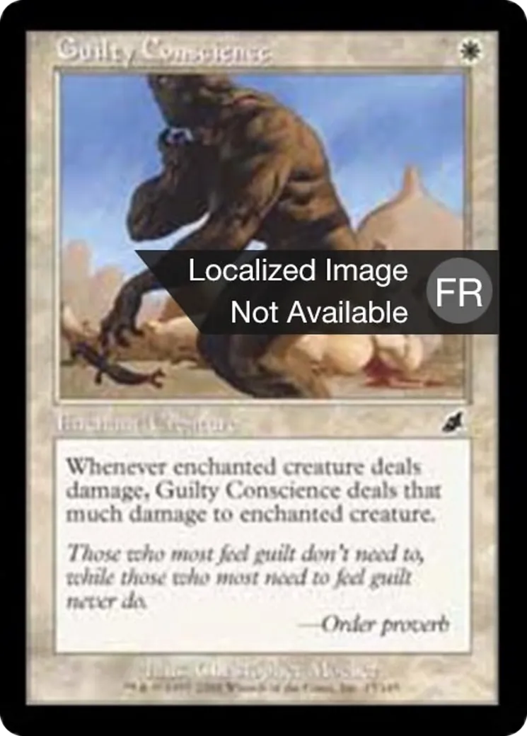 Conscience coupable — Scourge — Magic: The Gathering