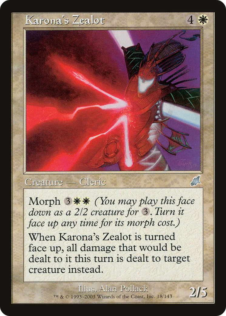 Zélateur de Karona — Scourge — Magic: The Gathering