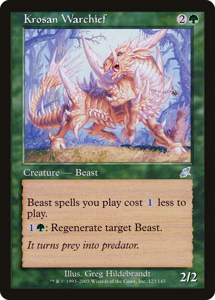 Krosan Warchief — Scourge — Magic: The Gathering