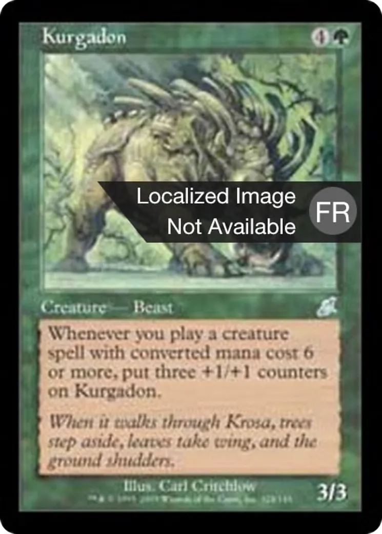 Kurgadon — Scourge — Magic: The Gathering