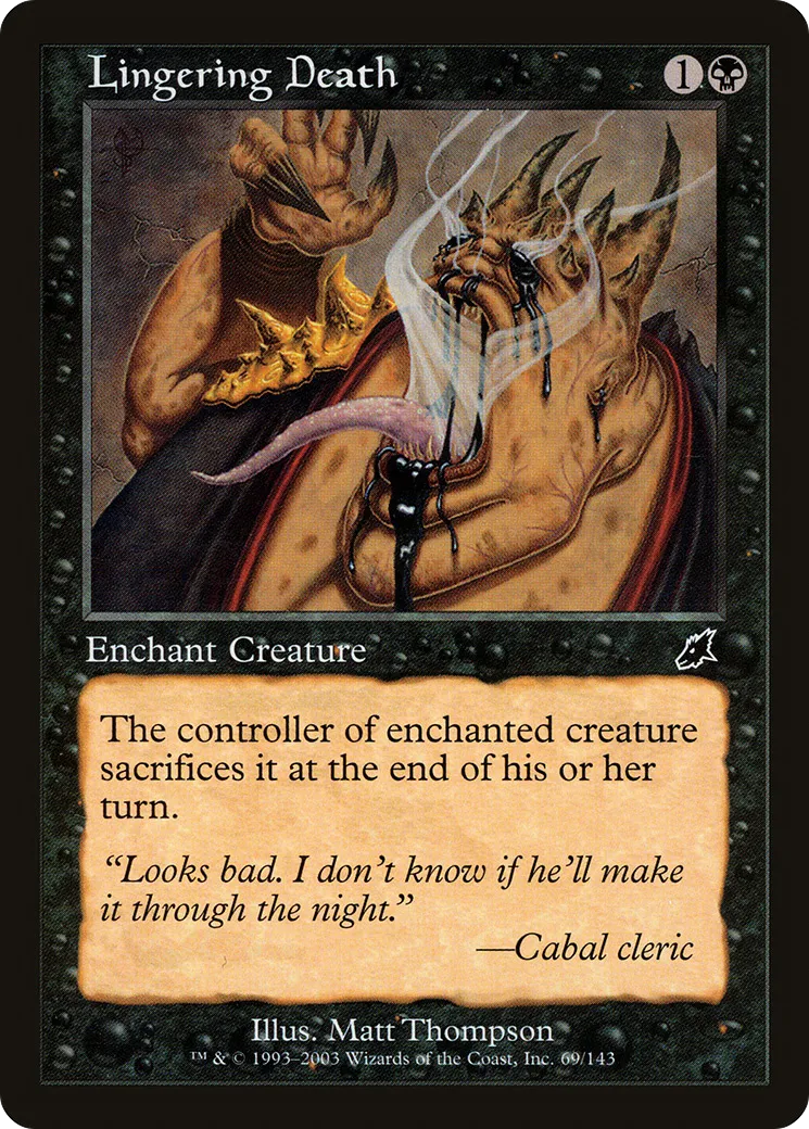 Lingering Death — Scourge — Magic: The Gathering