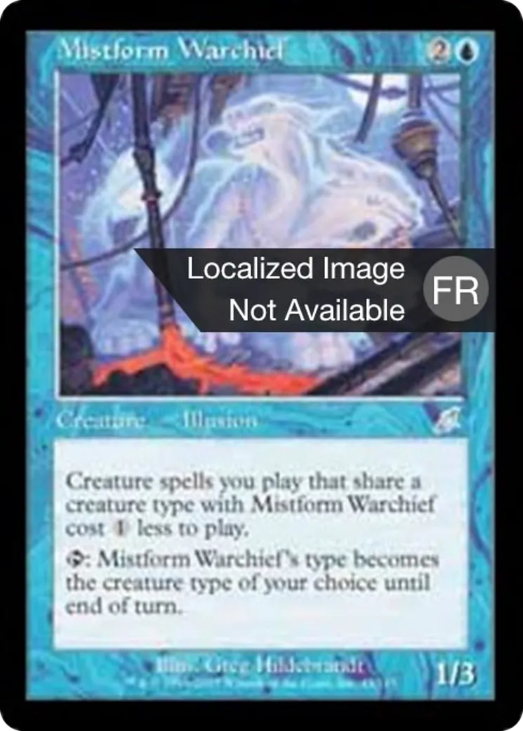 Chef de guerre changebrume — Scourge — Magic: The Gathering