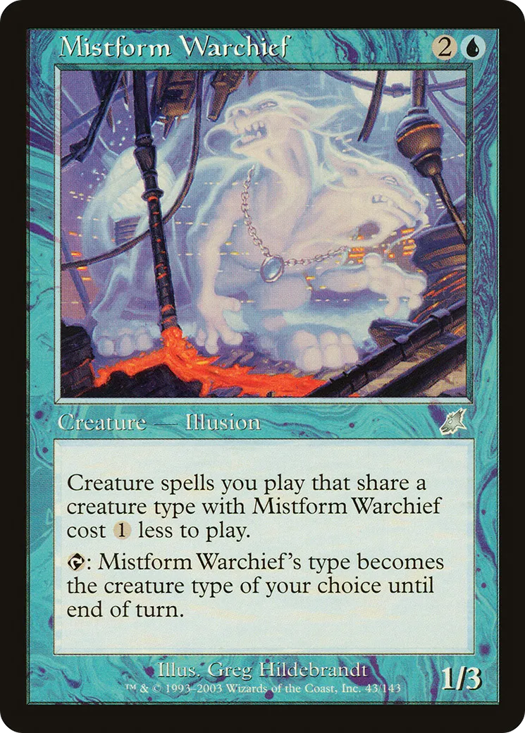 Mistform Warchief — Scourge — Magic: The Gathering