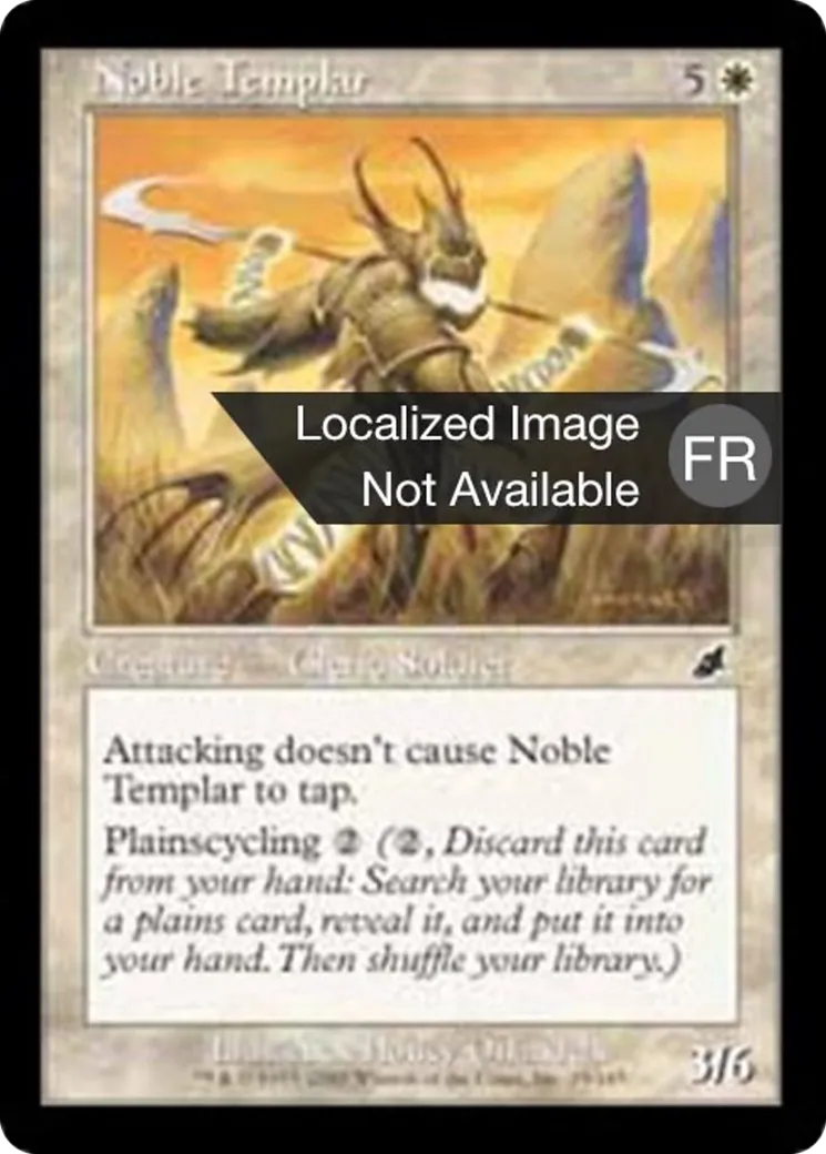 Noble templier — Scourge — Magic: The Gathering
