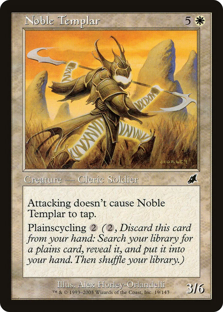 Noble Templar — Scourge — Magic: The Gathering