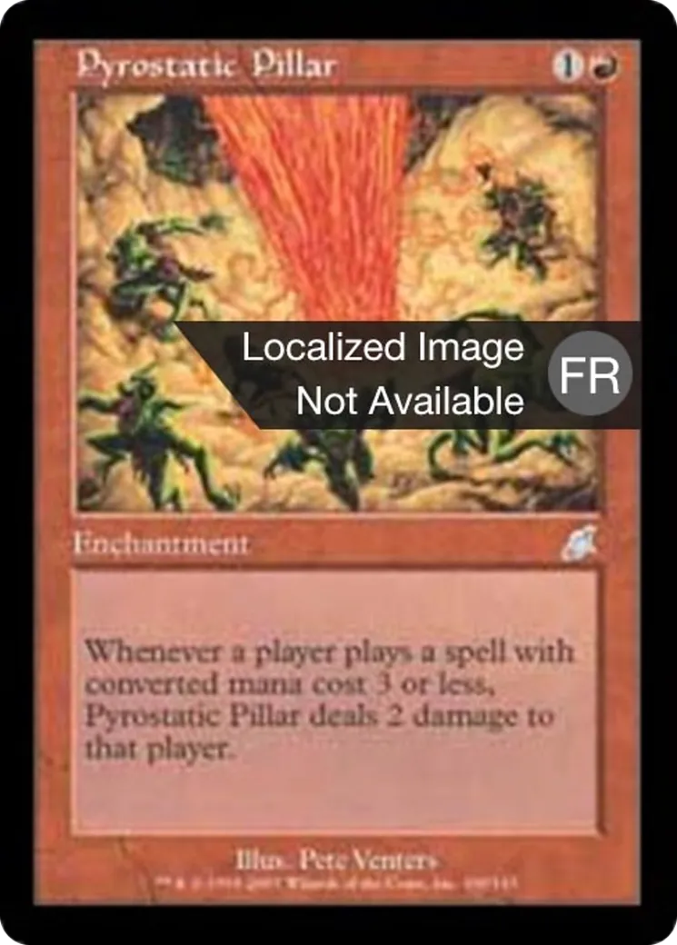Pilier pyrostatique