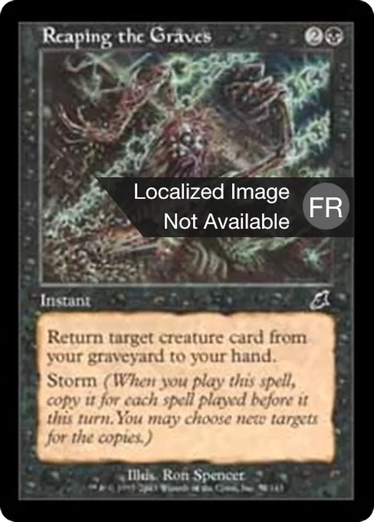 Moisson des tombes — Scourge — Magic: The Gathering