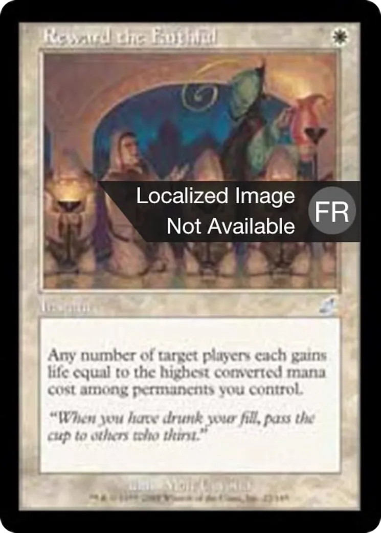Récompense des fidèles — Scourge — Magic: The Gathering