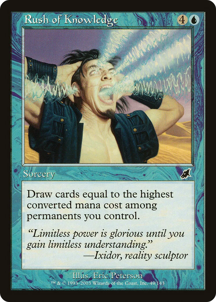 Déferlante de connaissance — Scourge — Magic: The Gathering