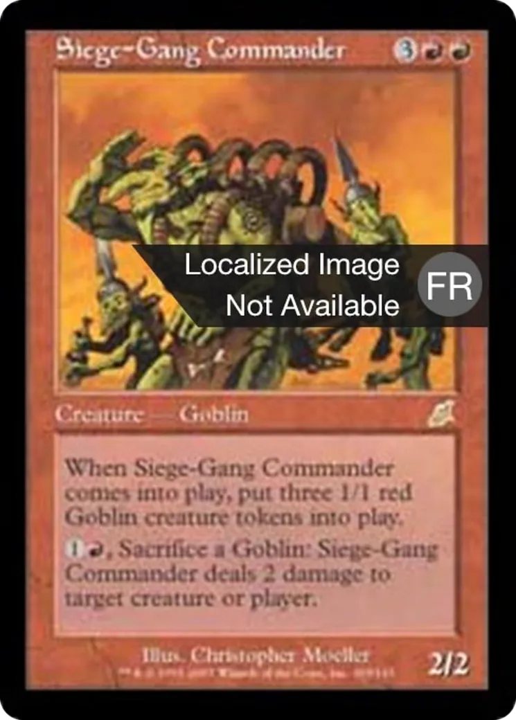 Commandant des assiégeants — Scourge — Magic: The Gathering
