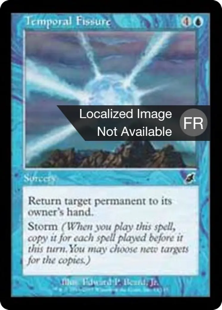 Fissure temporelle — Scourge — Magic: The Gathering