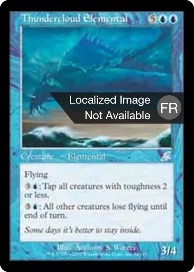 Élémental de nuée d'orage — Scourge — Magic: The Gathering