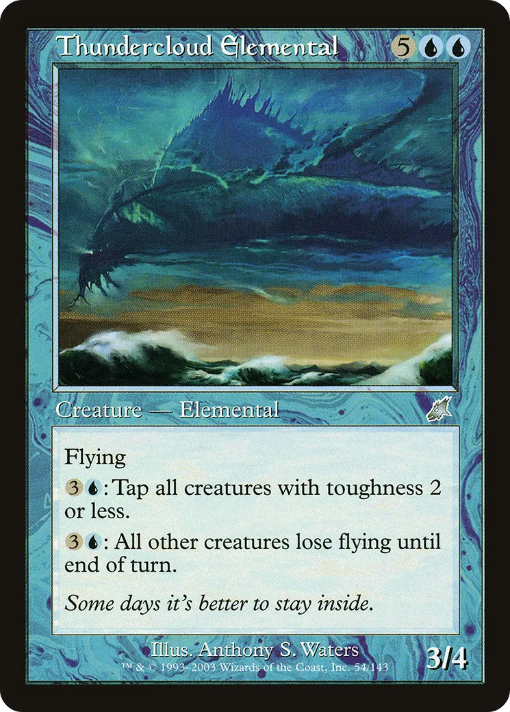 Thundercloud Elemental — Scourge — Magic: The Gathering