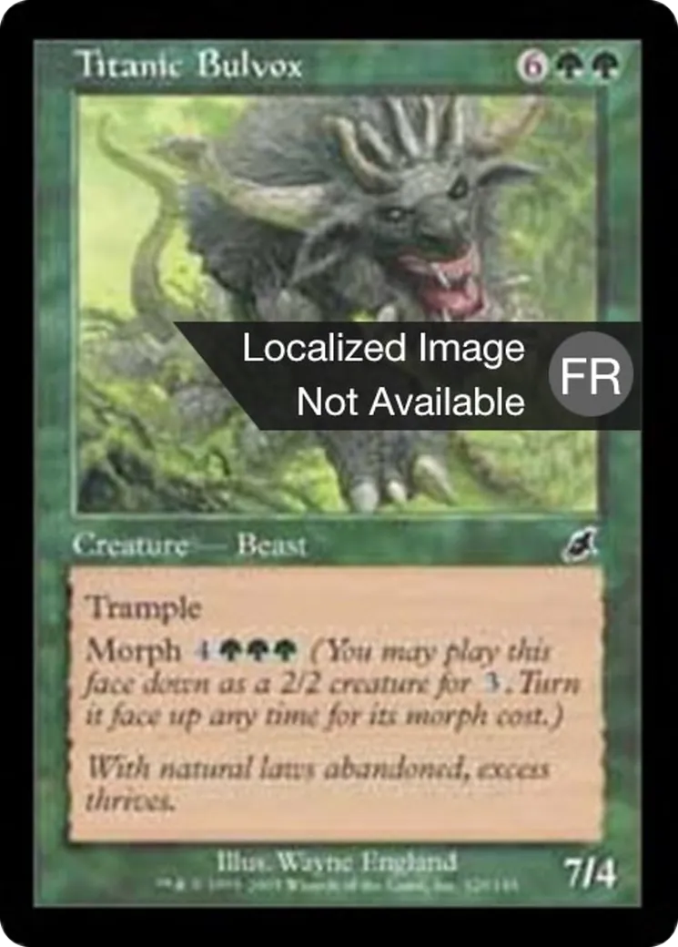 Bulvox titanesque — Scourge — Magic: The Gathering