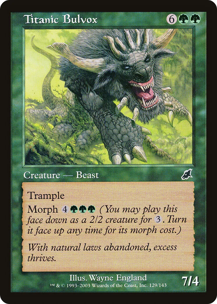 Bulvox titanesque — Scourge — Magic: The Gathering