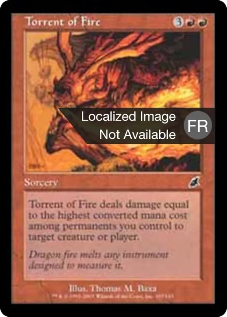 Torrent de feu — Scourge — Magic: The Gathering