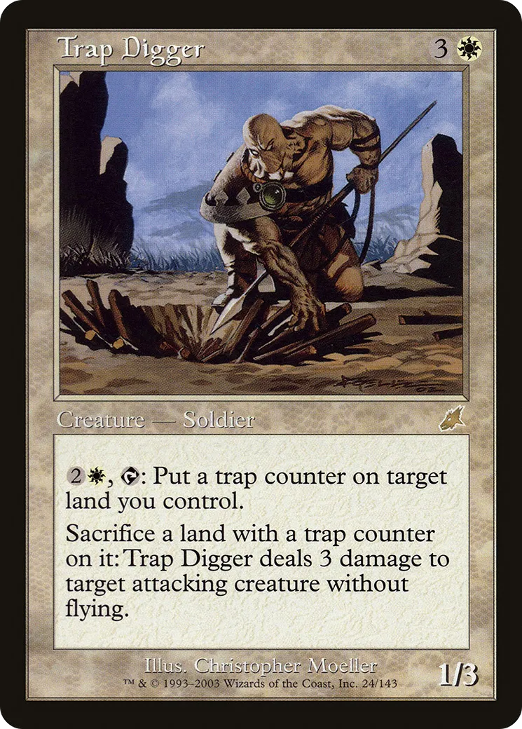 Trap Digger — Scourge — Magic: The Gathering