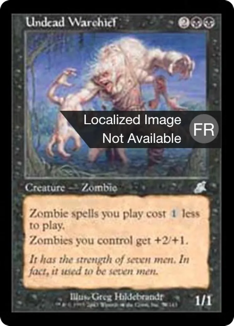 Chef de guerre mort-vivant — Scourge — Magic: The Gathering