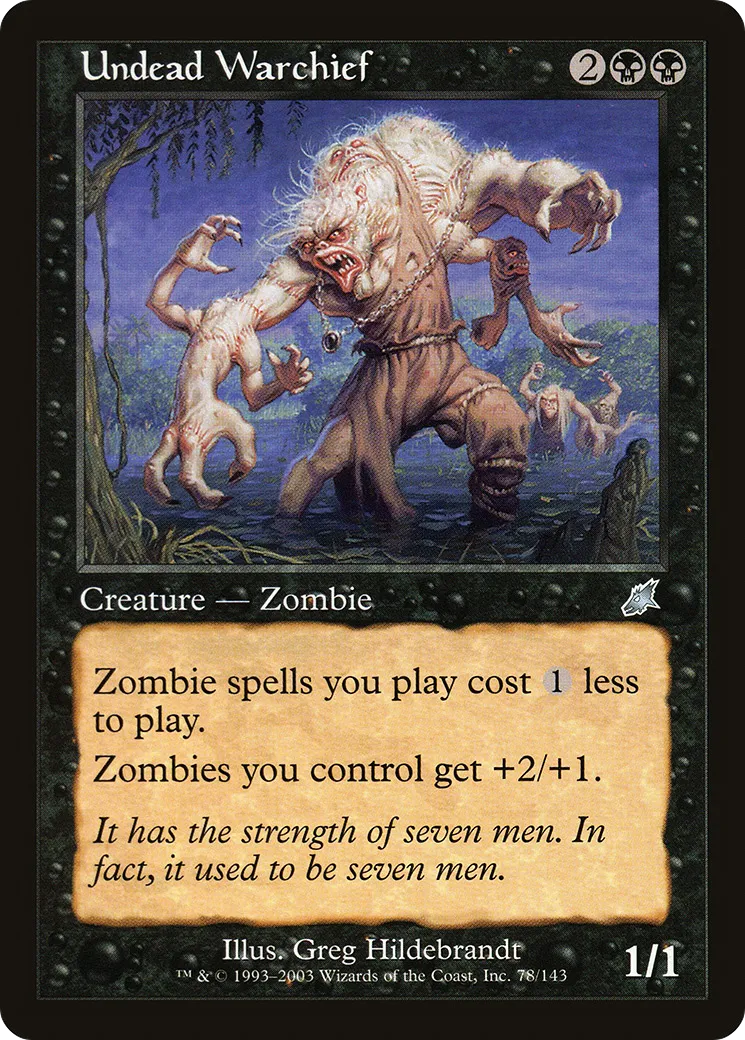 Chef de guerre mort-vivant — Scourge — Magic: The Gathering