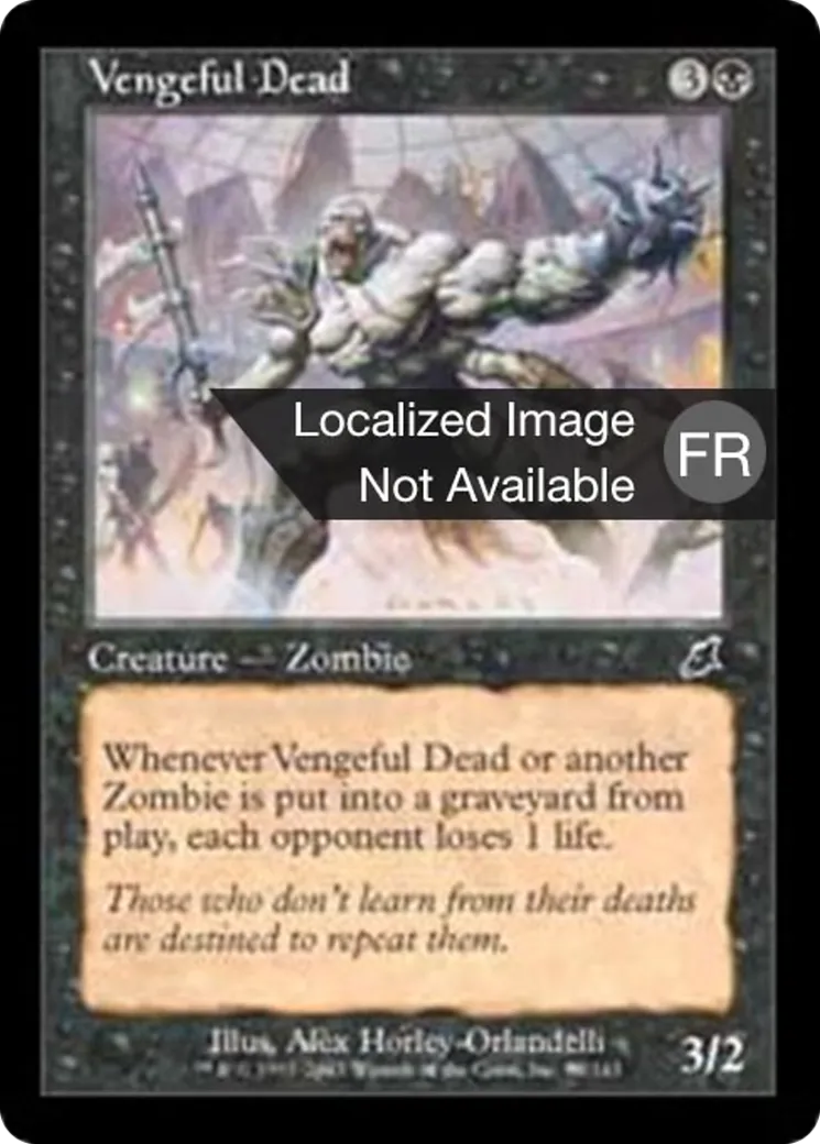 Mort vengeur — Scourge — Magic: The Gathering