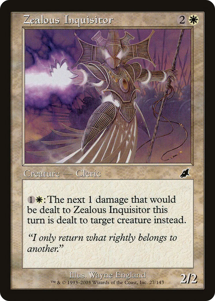 Zealous Inquisitor — Scourge — Magic: The Gathering