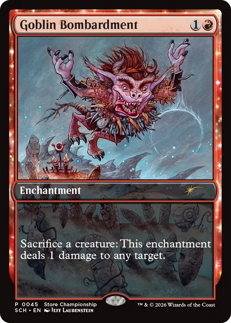 Goblin Bombardment — Store Championships — Magic: The Gathering