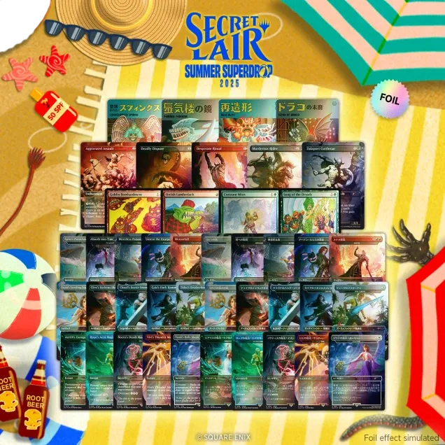 Secret Lair Bundle Summer Superdrop 2025 The Japanese FINAL FANTASY Bundle — Secret Lair Drop — Magic: The Gathering