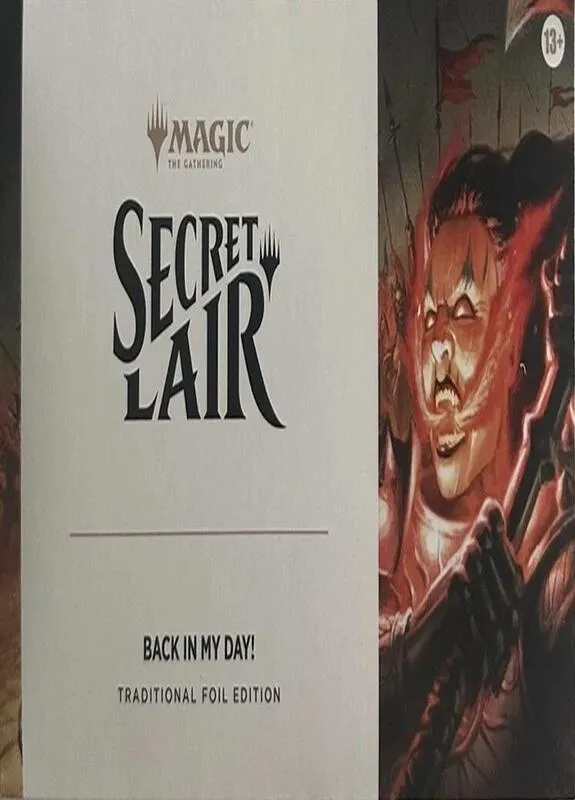 Secret Lair Drop Back in My Day Traditional Foil Edition — Secret Lair Drop — Magic: The Gathering