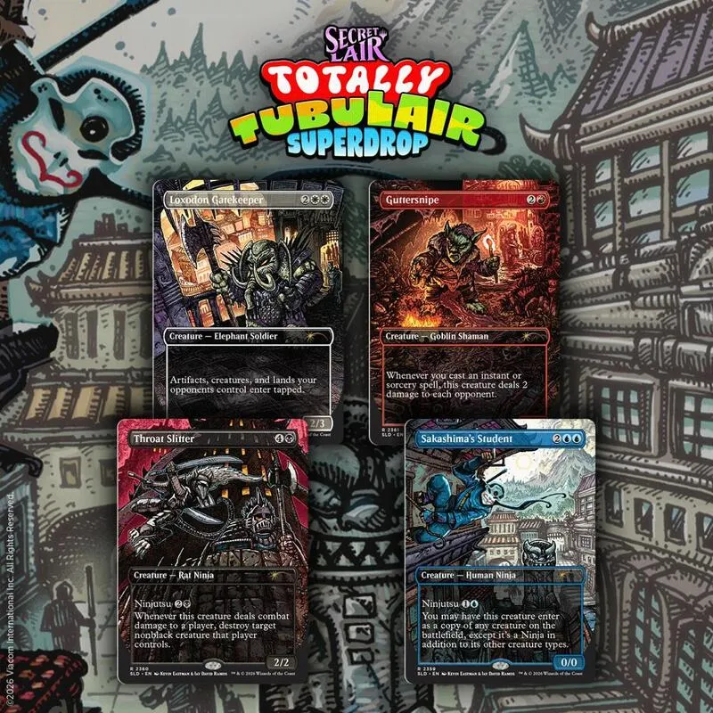 Secret Lair Drop Featuring Kevin Eastman Colors Non Foil Edition — Secret Lair Drop — Magic: The Gathering
