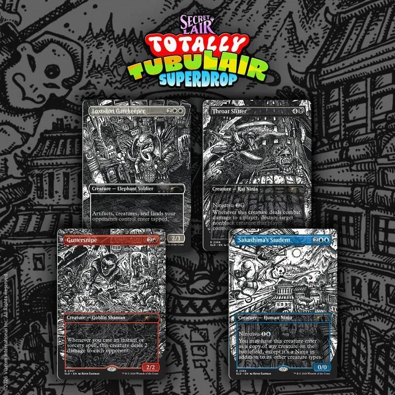 Secret Lair Drop Featuring Kevin Eastman Inks Non Foil Edition — Secret Lair Drop — Magic: The Gathering