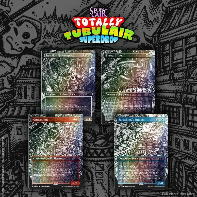 Secret Lair Drop Featuring Kevin Eastman Inks Traditional Foil Edition — Secret Lair Drop — Magic: The Gathering