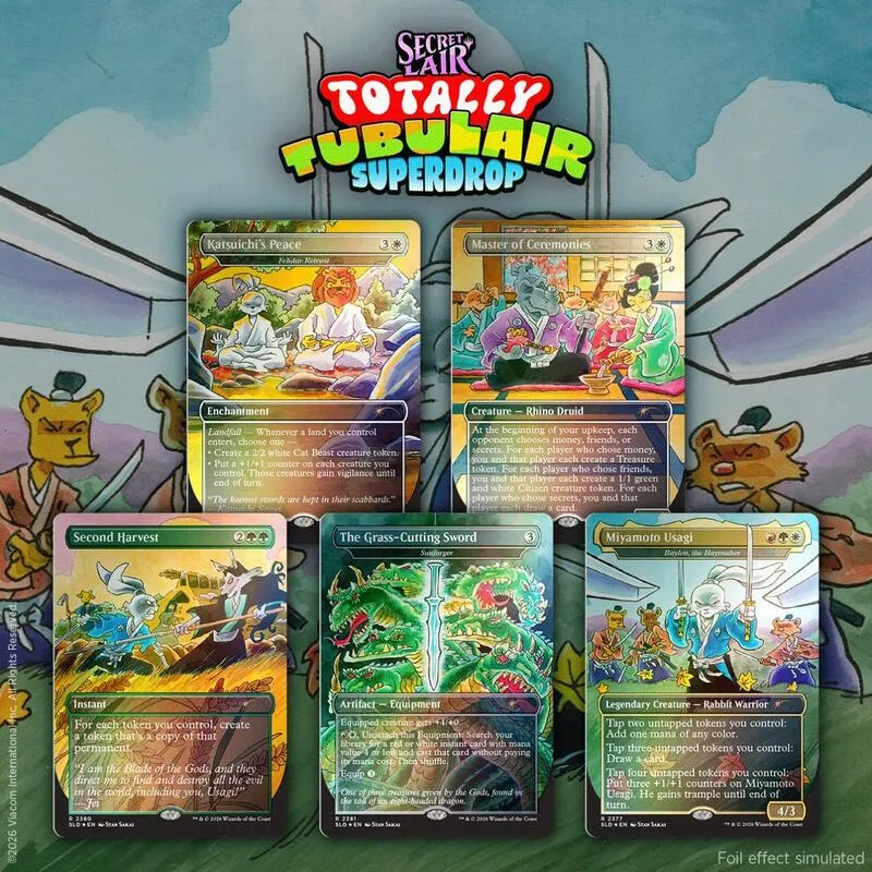 Secret Lair Drop Featuring Stan Sakai Traditional Foil Edition — Secret Lair Drop — Magic: The Gathering