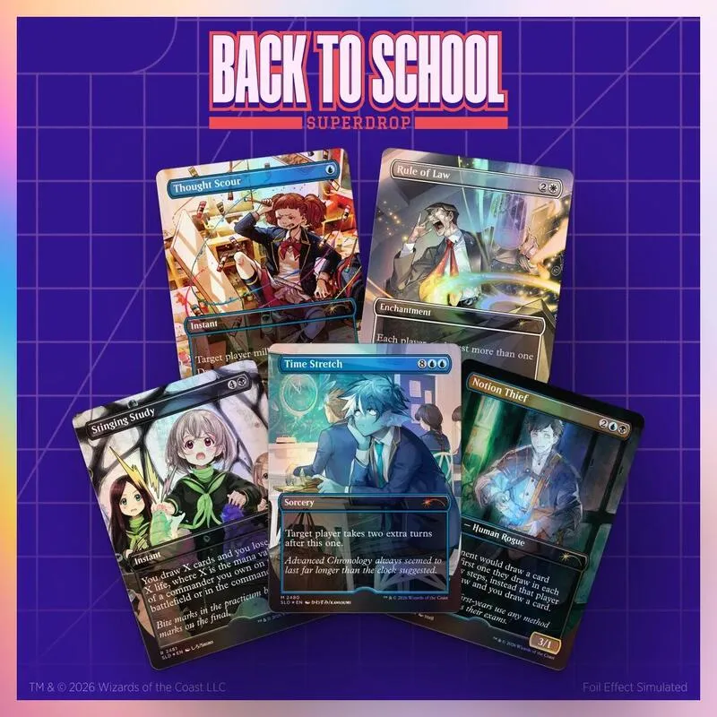 Secret Lair Drop Maho Gakuin Seishun Hakusho Traditional Foil Edition — Secret Lair Drop — Magic: The Gathering