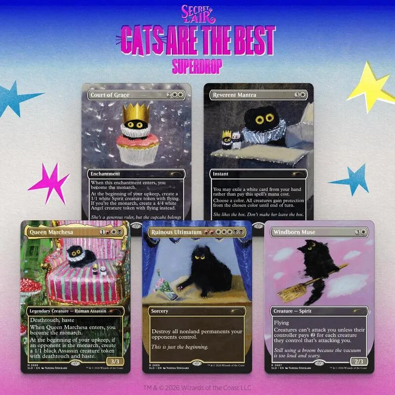 Secret Lair Drop Purr Majesty Non Foil Edition — Secret Lair Drop — Magic: The Gathering