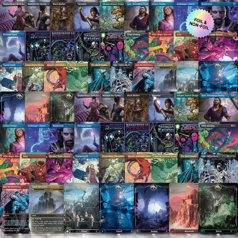 Secret Lair Drop Roll for Initiative Superdrop The All Dice Cast Bundle — Secret Lair Drop — Magic: The Gathering