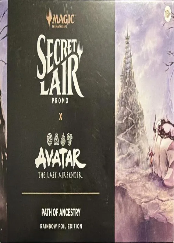 Secret Lair Drop Secret Lair Promo x Avatar The Last Air Bender Path of Ancestry Rainbow Foil Edition — Secret Lair Drop — Magic: The Gathering