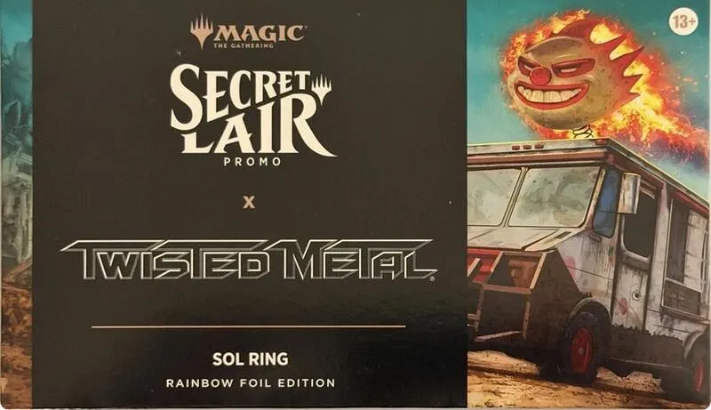 Secret Lair Drop Secret Lair Promo x Twisted Metal Sol Ring Rainbow Foil Edition — Secret Lair Drop — Magic: The Gathering