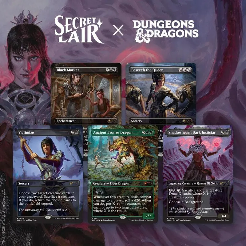 Secret Lair Drop Secret Lair x Dungeons and Dragons Shadowhearts Devotion Non Foil Edition — Secret Lair Drop — Magic: The Gathering