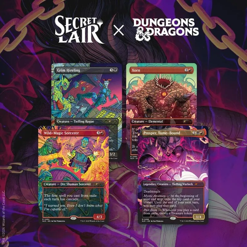 Secret Lair Drop Secret Lair x Dungeons and Dragons Shadows Over Baldurs Gate Non Foil Edition — Secret Lair Drop — Magic: The Gathering