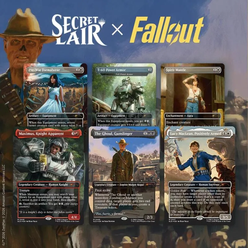 Secret Lair Drop Secret Lair x Fallout Beyond Vault 33 Non Foil Edition — Secret Lair Drop — Magic: The Gathering