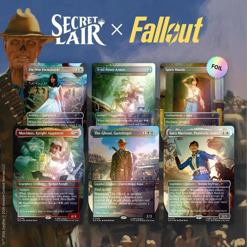 Secret Lair Drop Secret Lair x Fallout Beyond Vault 33 Traditional Foil Edition — Secret Lair Drop — Magic: The Gathering