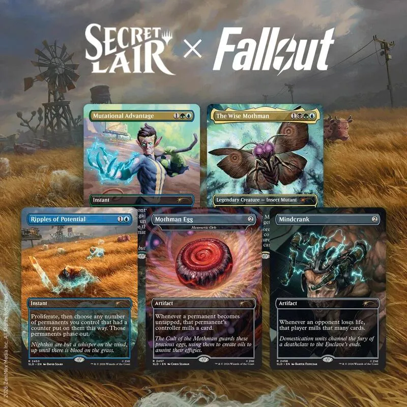 Secret Lair Drop Secret Lair x Fallout Rad Non Foil Edition — Secret Lair Drop — Magic: The Gathering