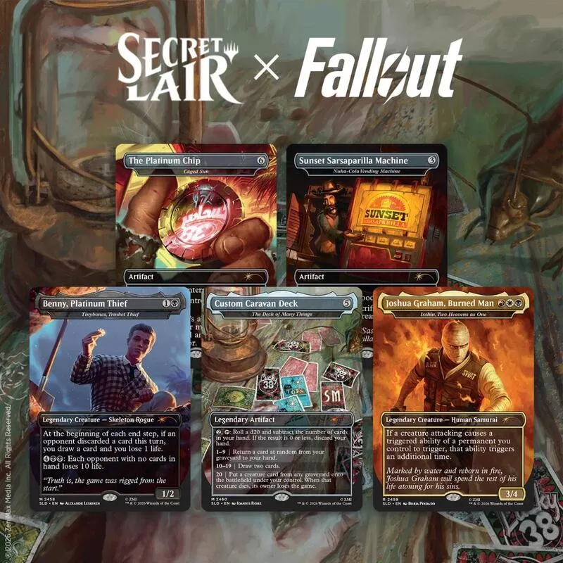 Secret Lair Drop Secret Lair x Fallout Welcome to New Vegas Non Foil Edition — Secret Lair Drop — Magic: The Gathering